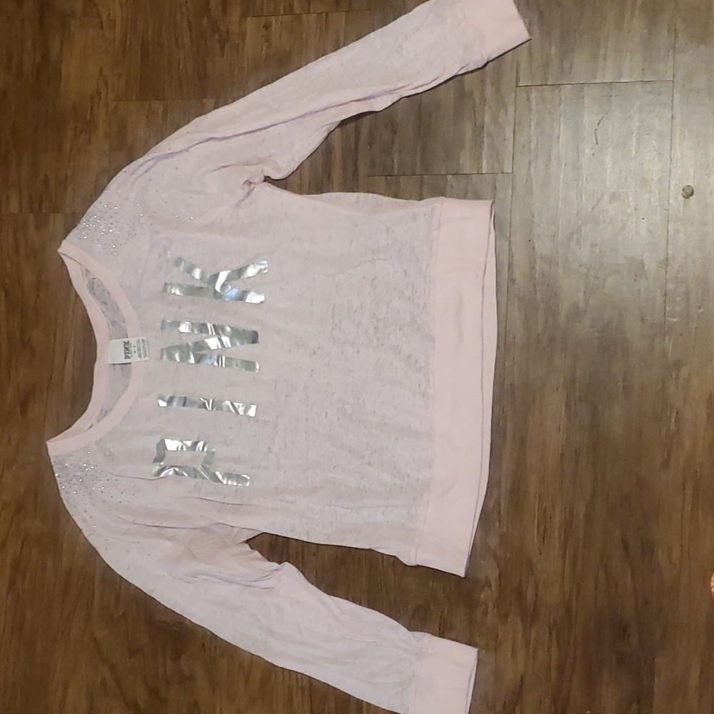 👚Pink Silver Stud T-Shirt👚 medium